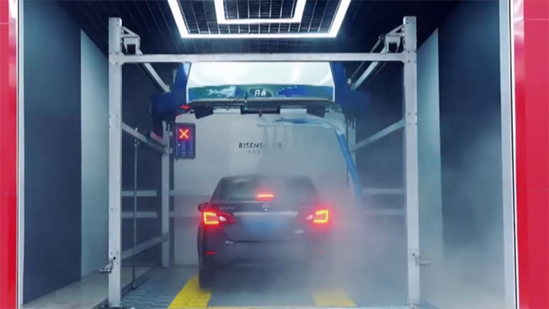 Бесконтактная Г-образная автомойка