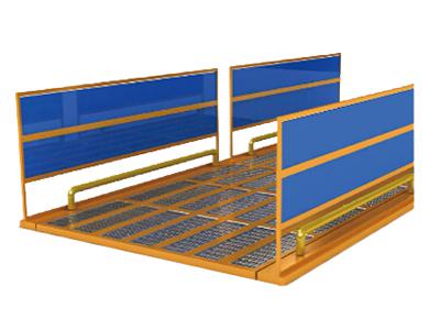 Мойка для колес и днища грузового автотранспорта（150 тонн）